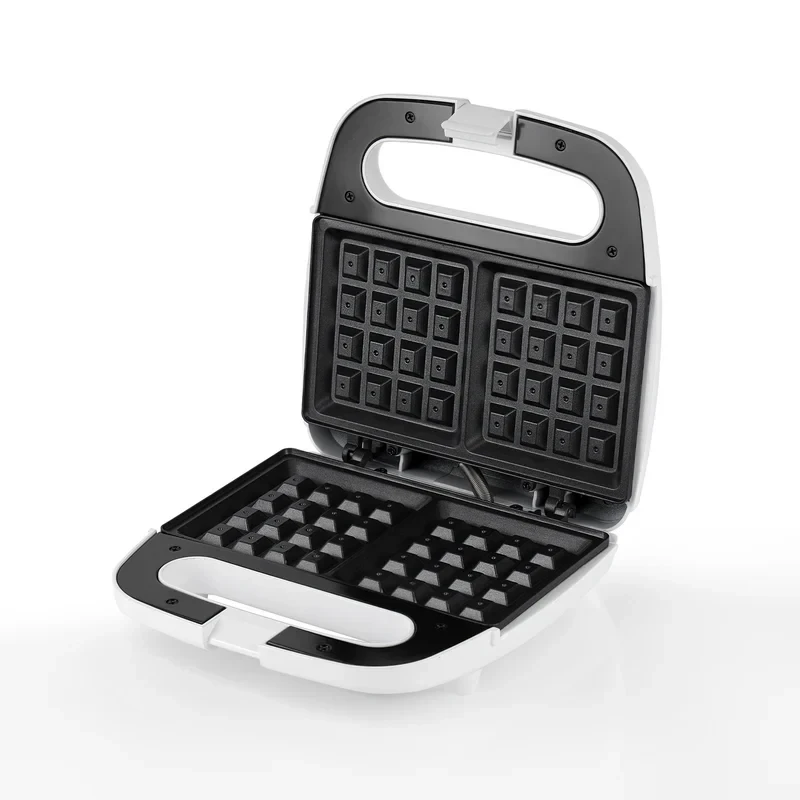 9. Kecas GWM676 Waffle Maker – 750W Power, Non-Stick Cooking Plates, Dual Indicator Lights, Cool-Touch Handle, Overheat Protection, Easy to Clean