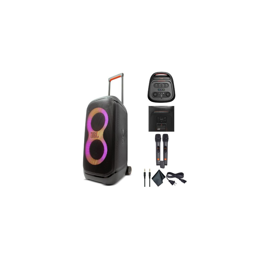 PartyBox Stage 320 Wireless Party Speaker, + Digital wireless microphones + PARTYLIGHT