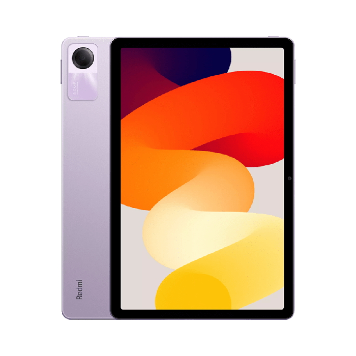 Xiaomi Redmi Pad SE with Lavender Purple color, 8GB RAM and 256GB storage, featuring an 11-inch FHD+ screen with 90Hz refresh rate, powered by Snapdragon 680 processor, and equipped with quad speakers