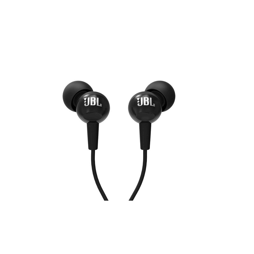 C100Si In-Ear Earphones With Microphone For Huawei Xiaomi Samsung Smartphone Computer Black