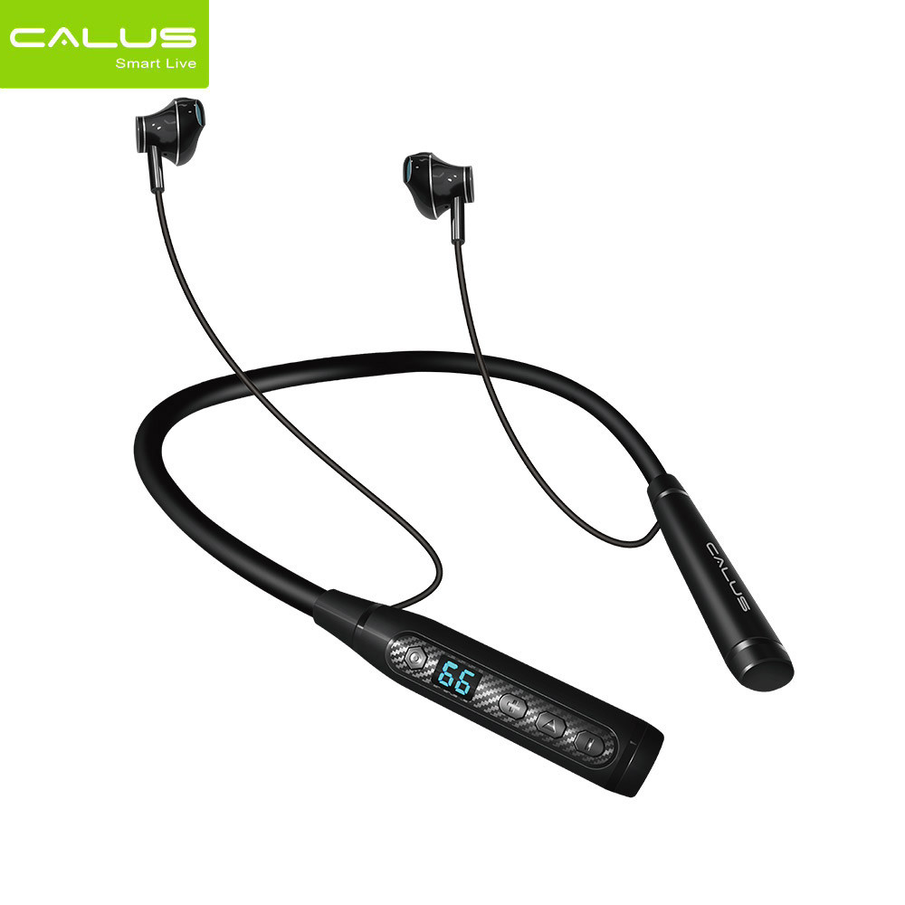 CALUS LT-N11 Wireless Neckband Headphones – Bluetooth Neckband Earphones with Deep Bass and Long Battery Life
