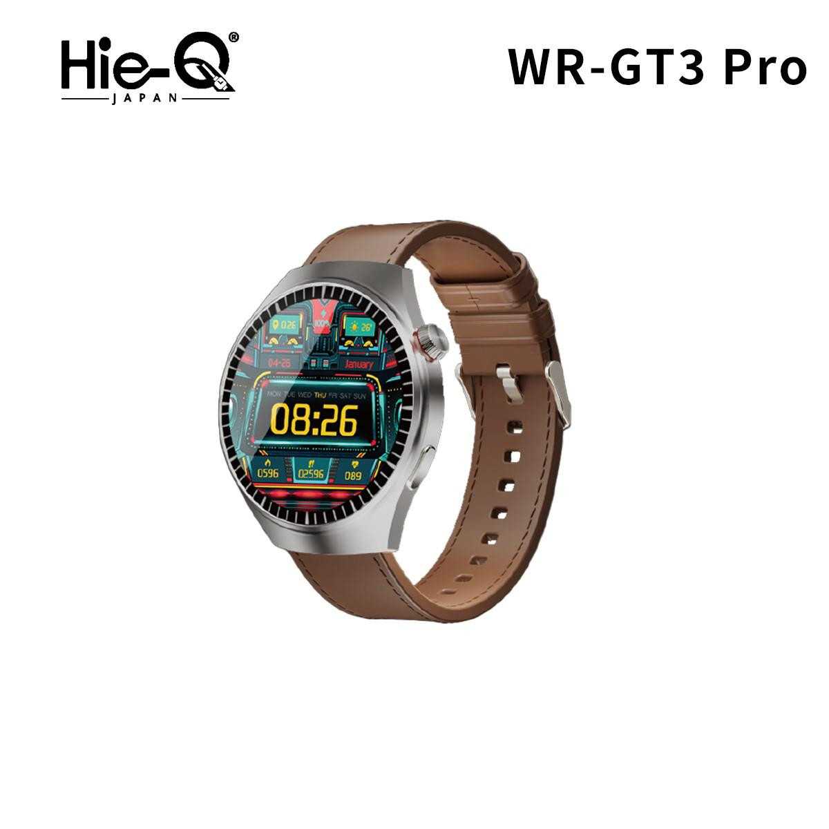 HIE- Q WR- GT3PRO Smart Watch AMOLED Display Bluetooth Calling Health Monitoring Wireless Charging Multiple Swatch Options