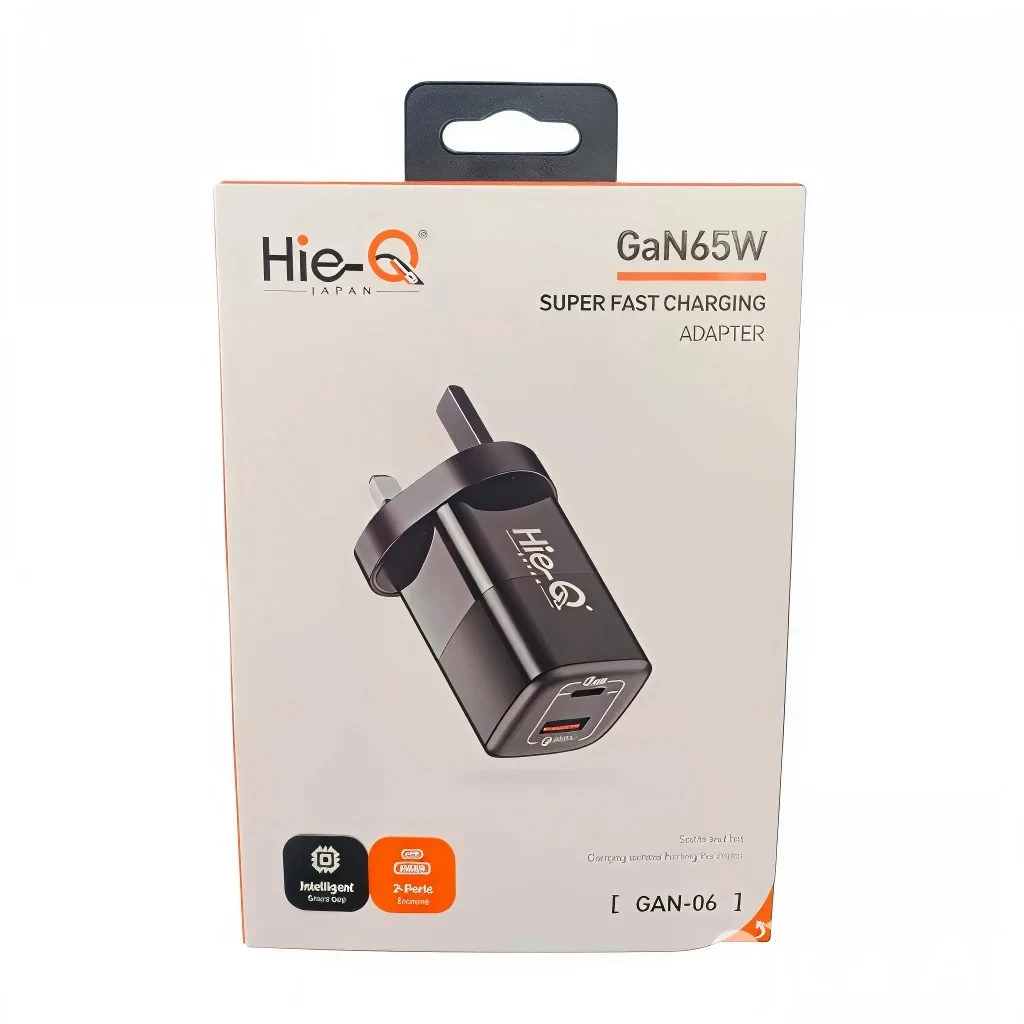 HIEQ GAN- 06 Fast Charging appendage – 6Multi-Port, 18W QC 3.0 Support|Ultra-Fast Charging for Multiple bias