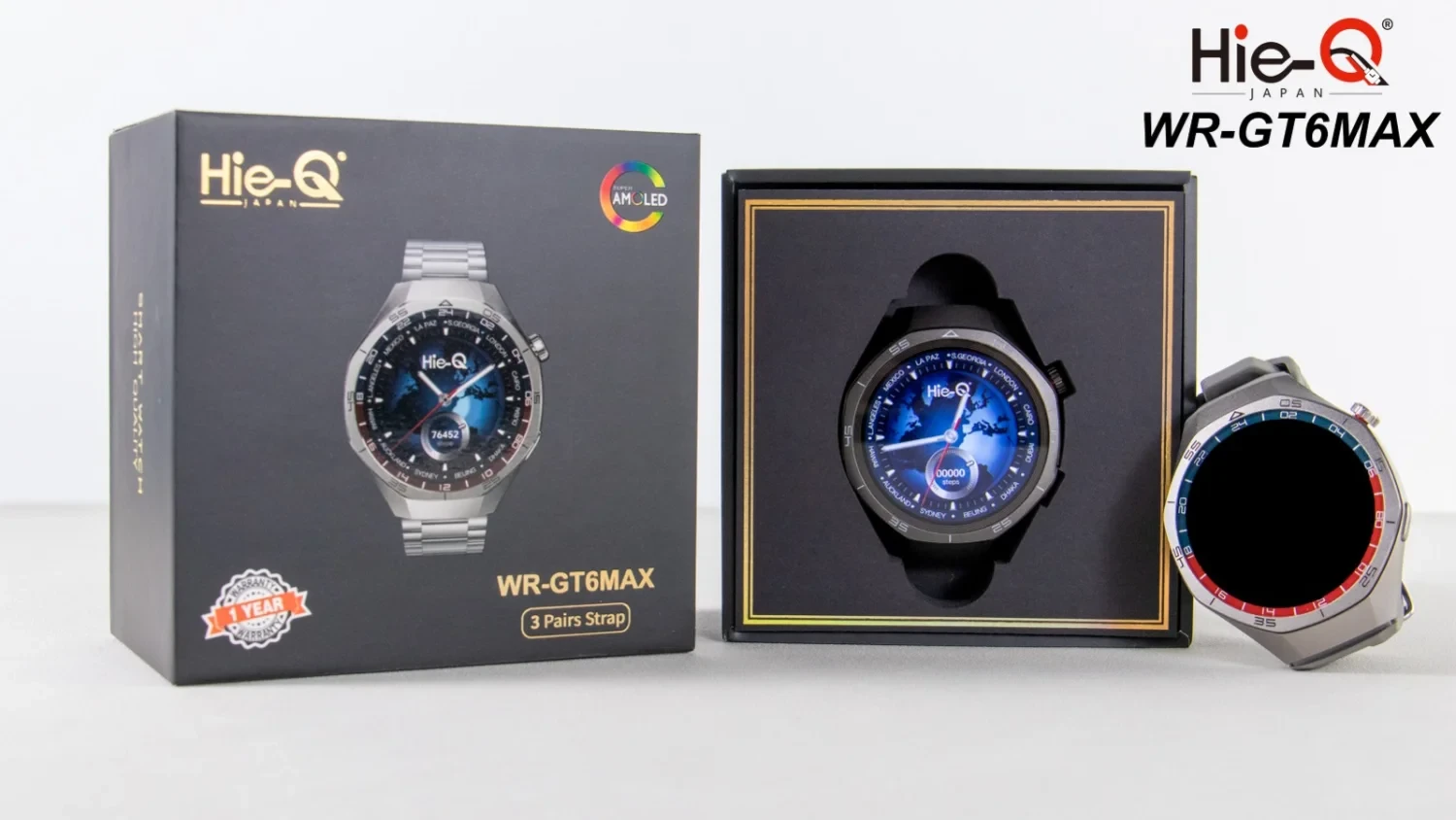 WR- GT6 MAX Smart Watch Wireless Charging Health Monitoring Customizable Dial Faces Smart announcements