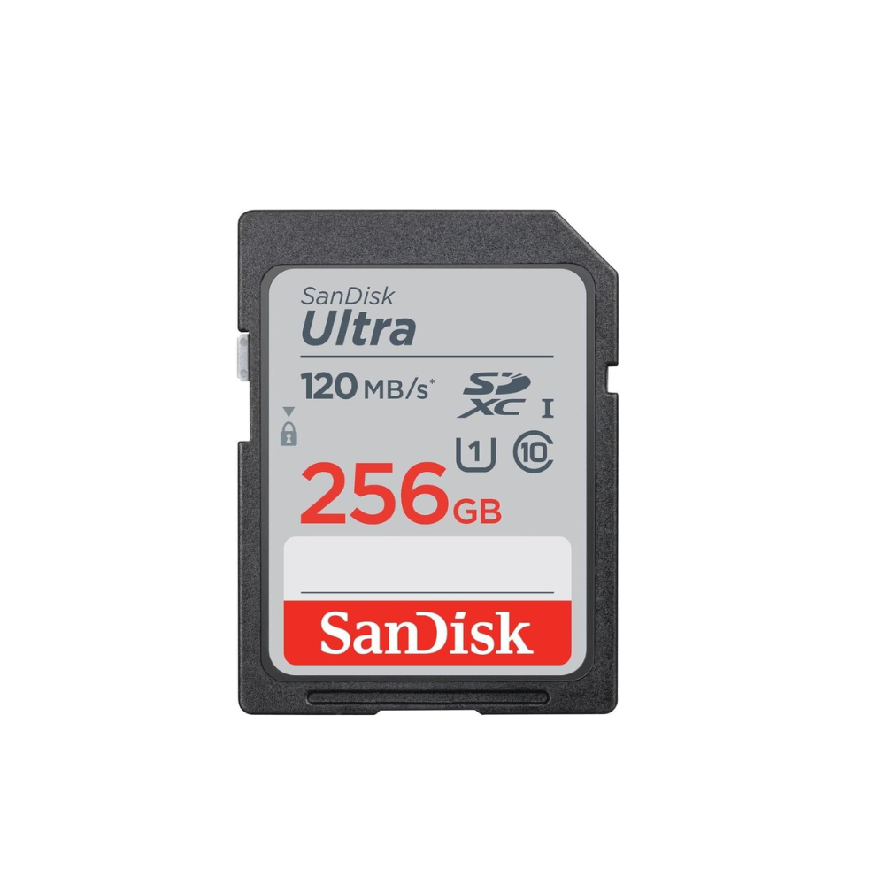 SanDisk 256GB Ultra UHS I SD Card 150MB/s For DSLR And Mirrorless Cameras, SDSDUNC-256G-GN6IN