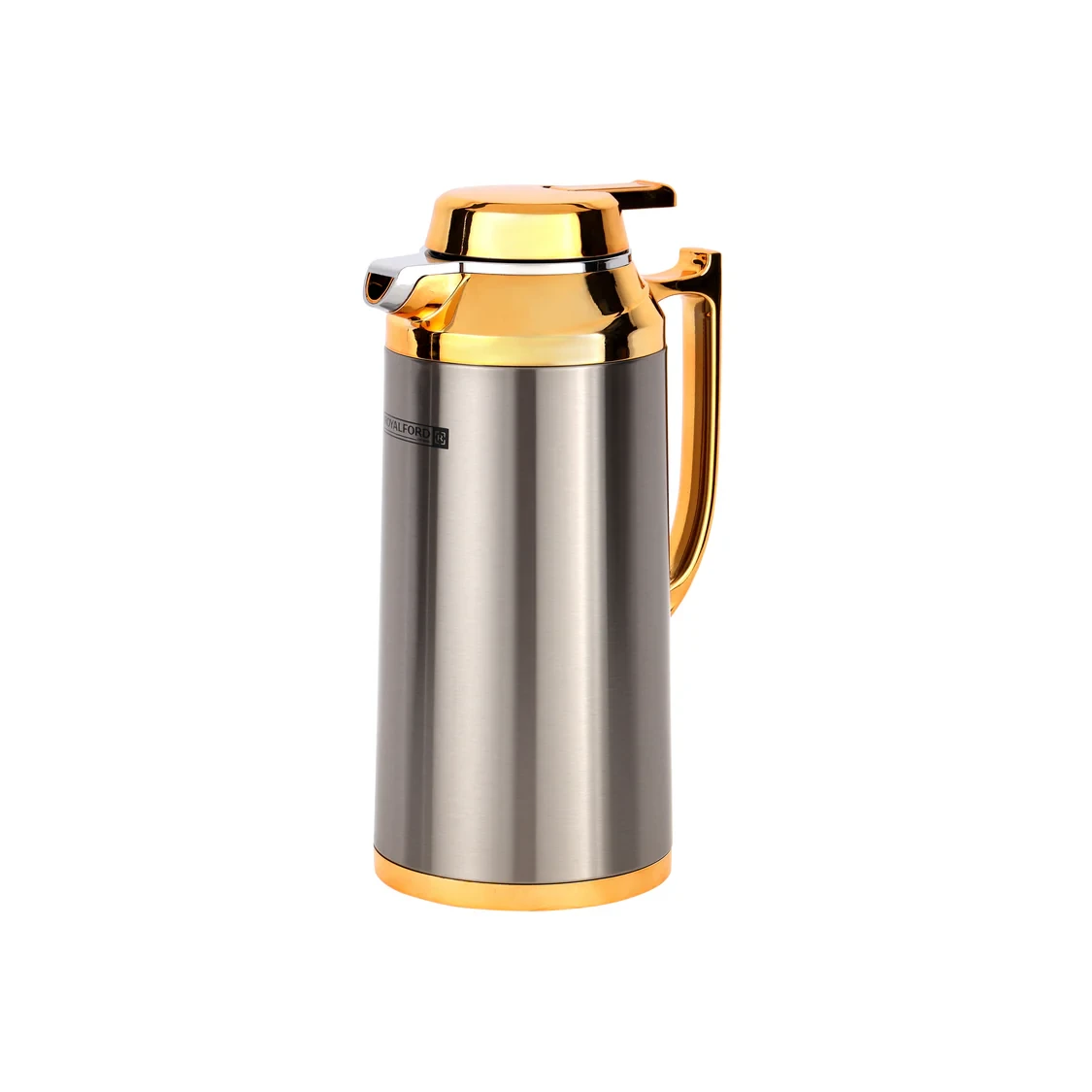 Royalford Double Wall Vacuum Flask RF12123  1.3 Liters Capacity  Stainless Steel Hot and Cold Thermal Flask  Keeps Temperature for a Long Time  Leak-Proof  Stylish Look