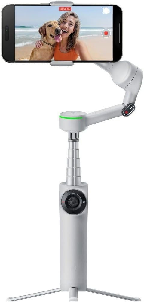 Insta360 Flow 2 Pro Creator Kit | Ultimate AI Tracking Stabilizer, 360º Pan Tracking