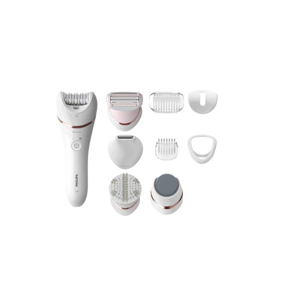 Epilator Series 8000 Wet And Dry Epilator BRE740/11, 2 Years Warranty White