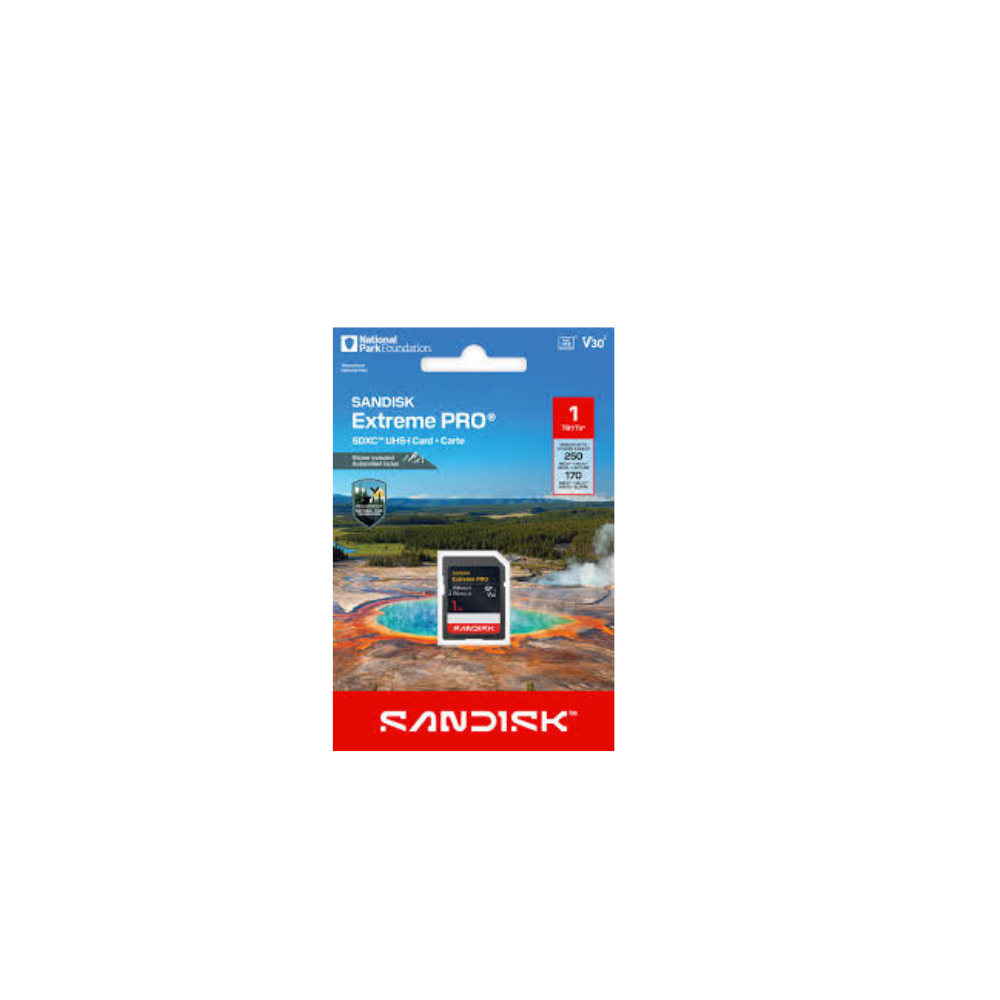 SanDisk Memory Card SD Extreme Pro (National Park Foundation) Edition Speed 250MB/S 1TB (International Version)