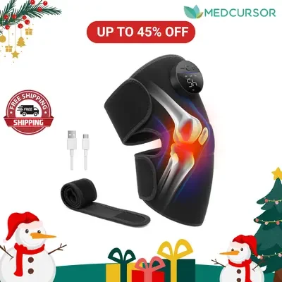 Medcursor Heated Knee Massager (black)