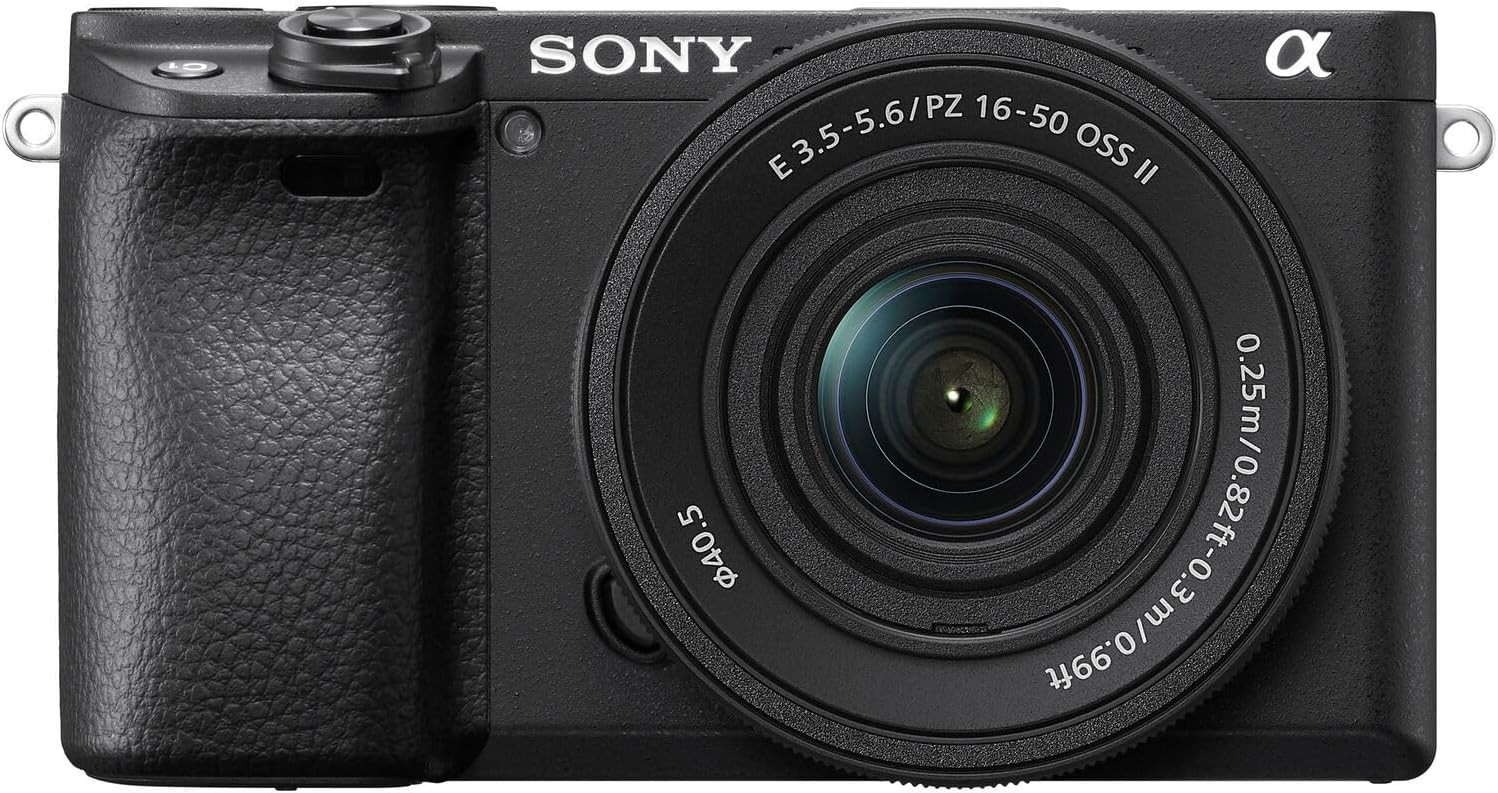Sony Alpha 6400K Mirrorless Camera with 16-50mm Power Zoom Lens – 24.2MP, 4K Video, Fast Autofocus