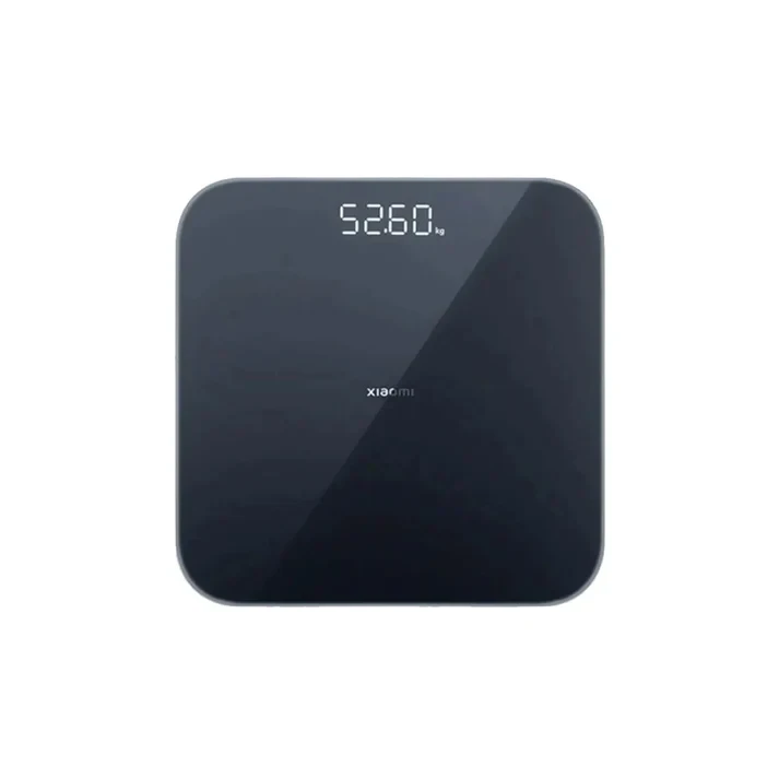 Xiaomi Smart Scale S200, a Bluetooth-enabled body weight and BMI scale with an LED display, available in dark grey.