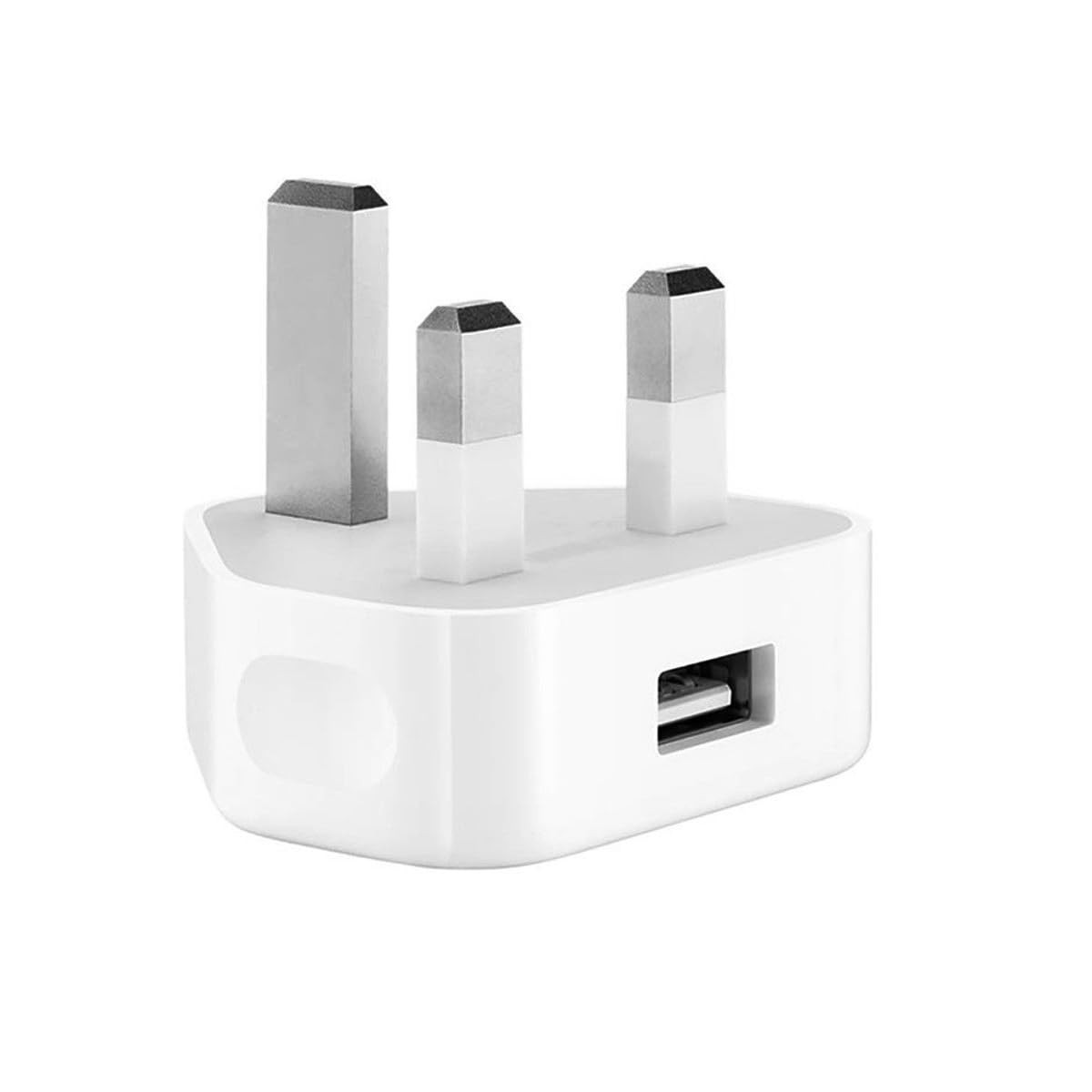 N YORK 2.1A iOS Wall Fast Charger NYH-210 for iPhone 15/15 Plus/15 Pro/15 Pro Max, iPhone 14/14 Plus/14 Pro/14 Pro Max, iPhone 13/12/11 & Others, (BIS Certified, White, UK Plug)