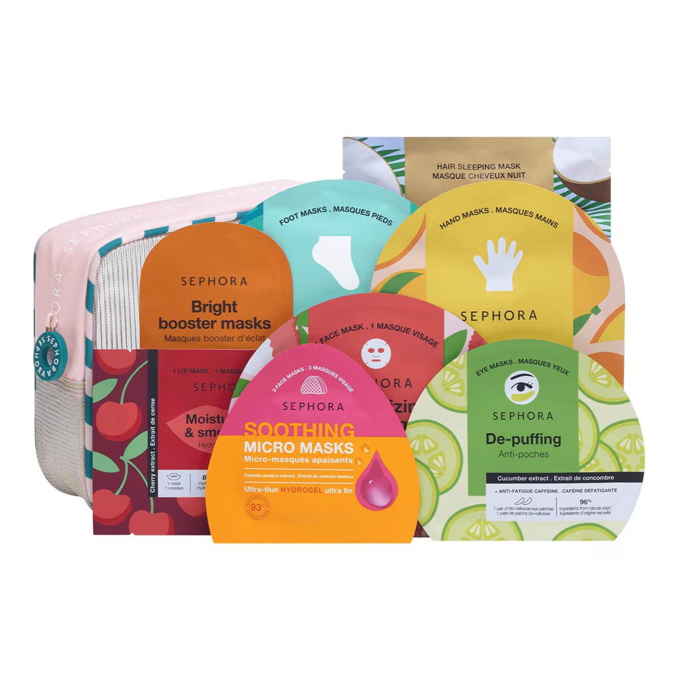 SEPHORA Set of 8 Face and Body Masks