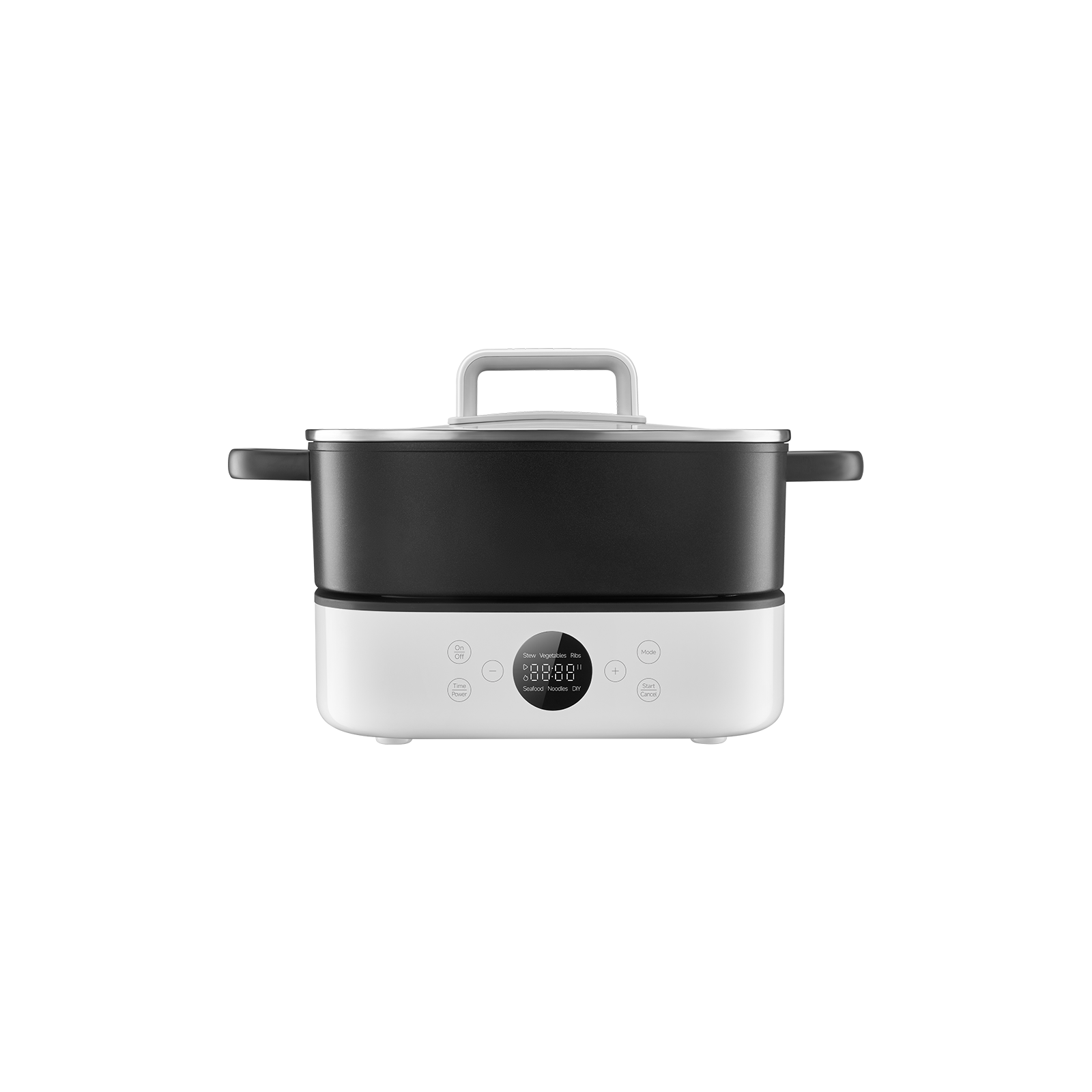 Xiaomi offers a 6-liter multifunctional hot pot cooker designed for use in Europe. It features two separate cooking zones, allowing you to cook different foods at the same time.