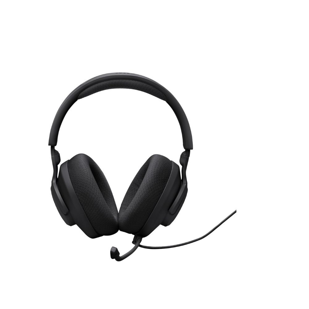 Quantum 100M2 Wired Over-Ear Gaming Headset with JBL QuantumSOUND Signature and 3.5 mm Headphone Jack, Multi-Platform Compatibility, Detachable Mic, Mute Option Black