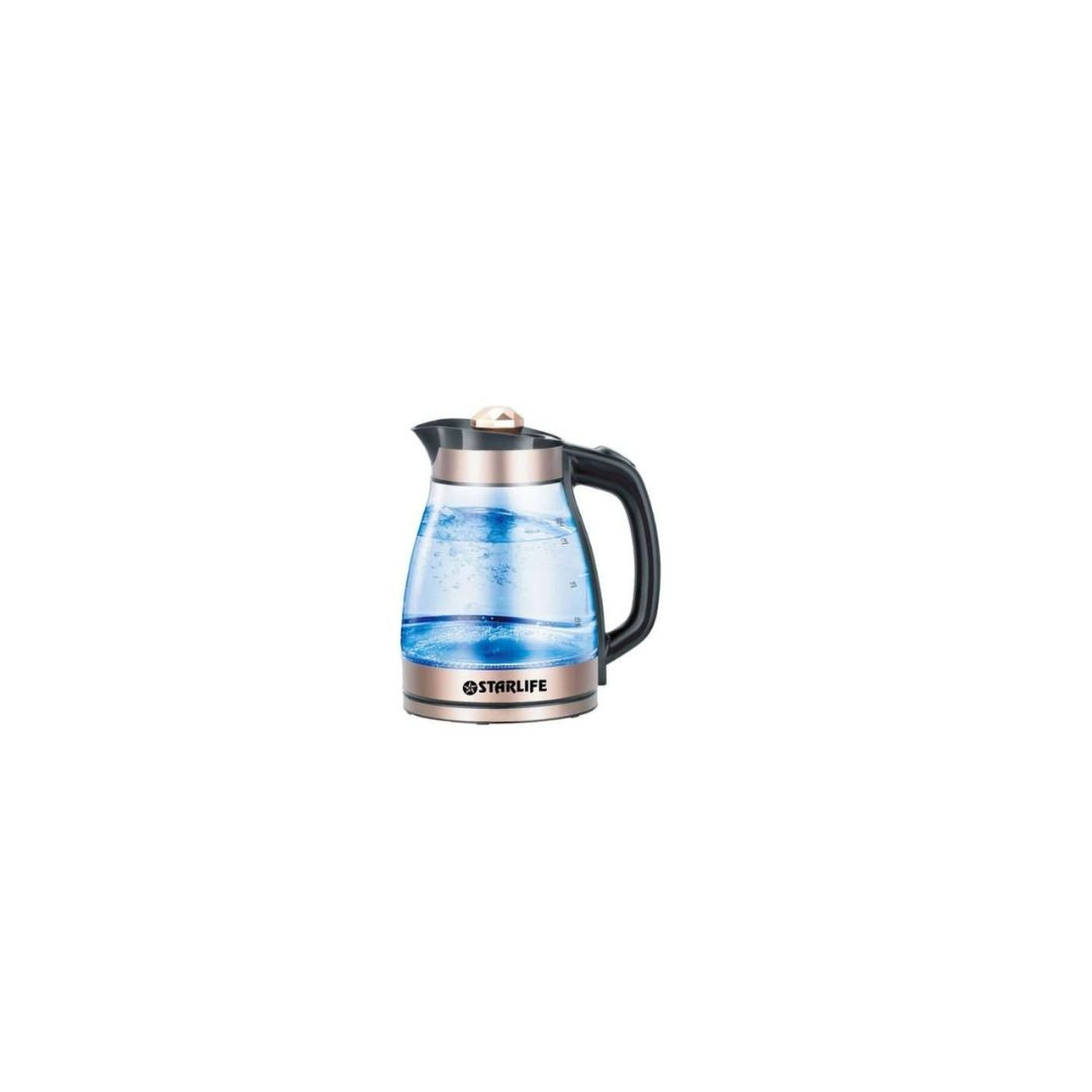 STARLIFE Kettle 1.8 Litre with Automatic Turn-Off Electric Kettle 1500W High-Grade 304 Stainless Steel, AC 220-240V And 360° Swivel, SL-360