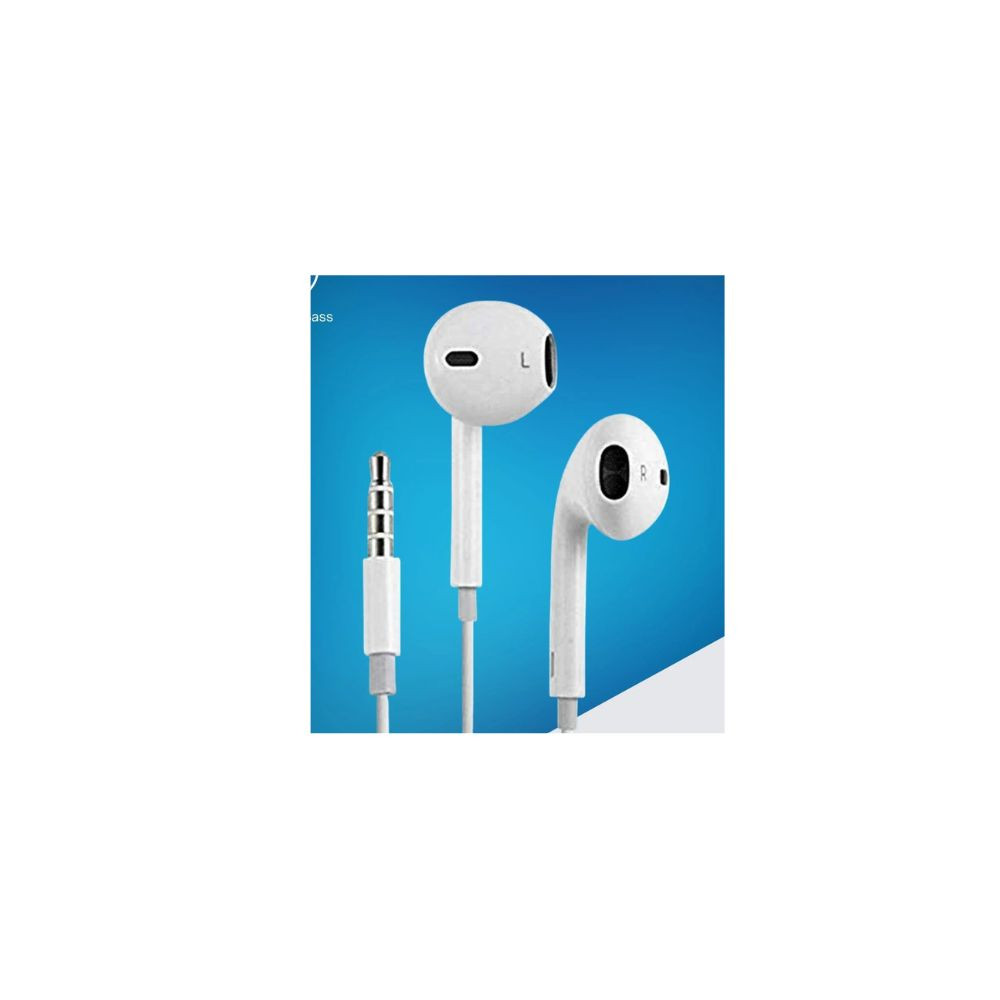 Mono 3.5mm Jack Earphone – Wired Single Ear Headset with Mic for Calls and Music