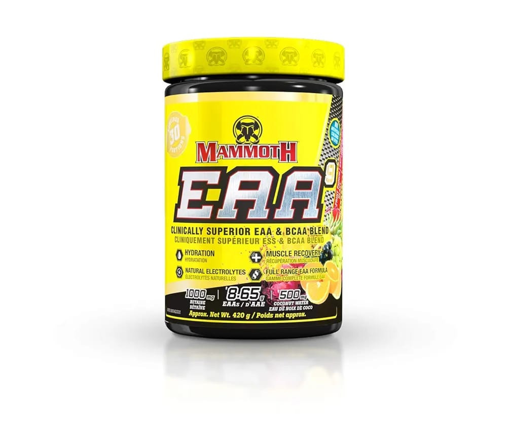 Mammoth EAA9 – Essential Amino Acids + Hydration Formula | 60 Servings