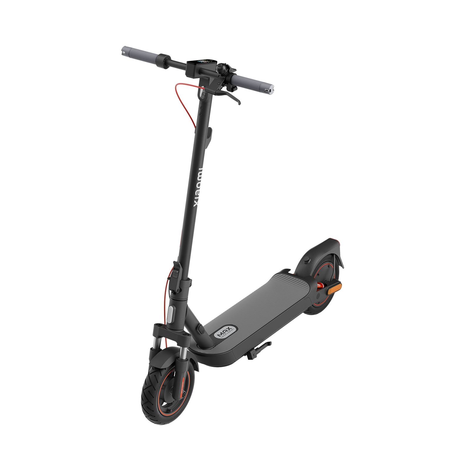 Xiaomi Electric Scooter 5 Max features a dual suspension system, a powerful 1000W motor, a range of up to 60 kilometers, 10-inch tubeless tires, and can handle a maximum incline of 22%.