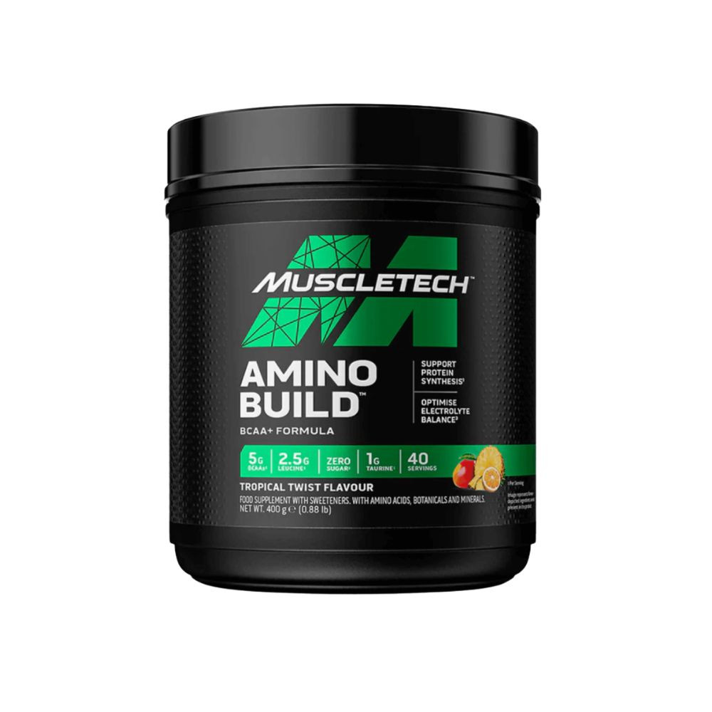 MuscleTech Amino Build 40 Servings BCAA Supplement for Muscle Recovery and Muscle Growth