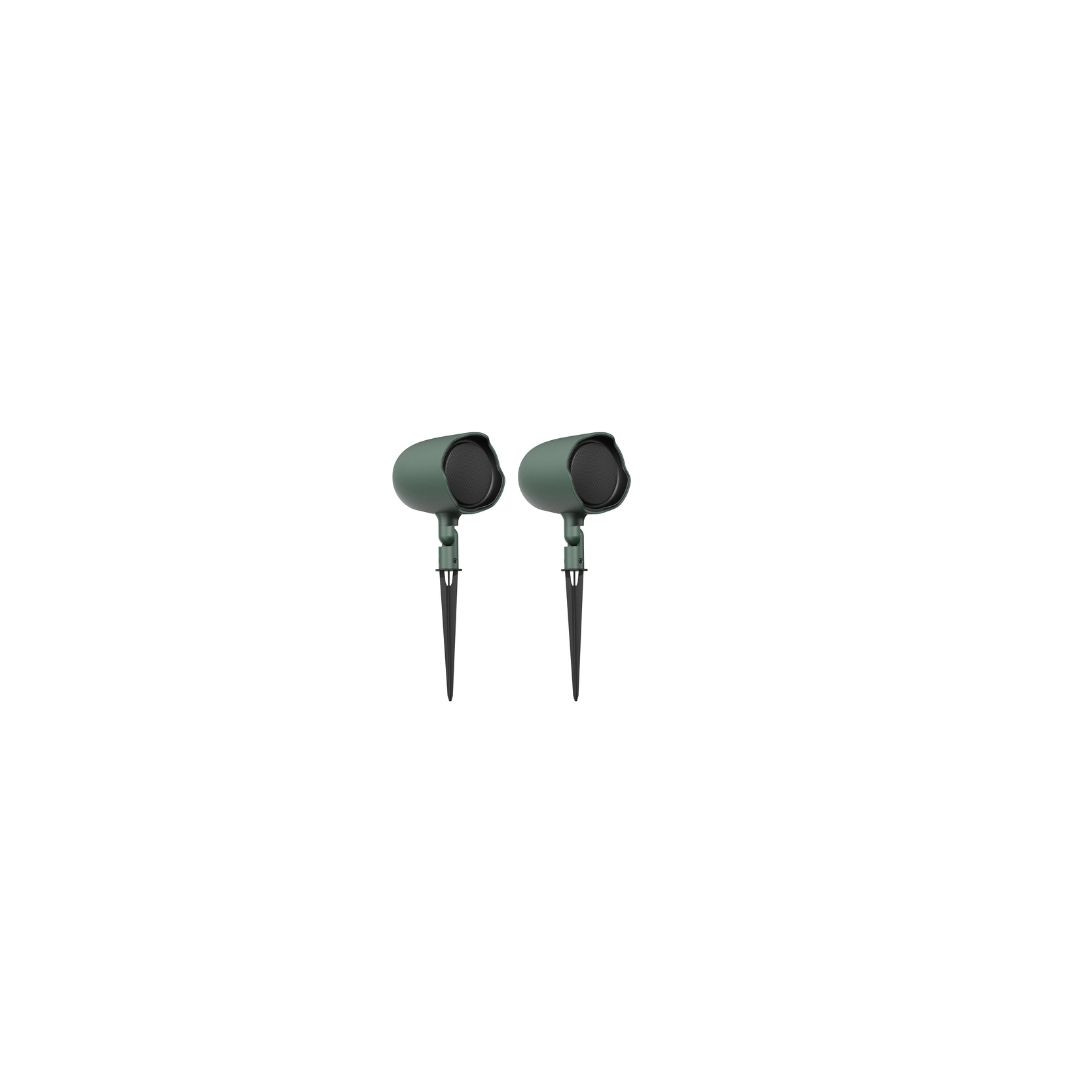 JBL Professional GSF3GN Ground-Stake Outdoor Landscape Speaker, 3" Coax, Green, 1 Pair of Speakers