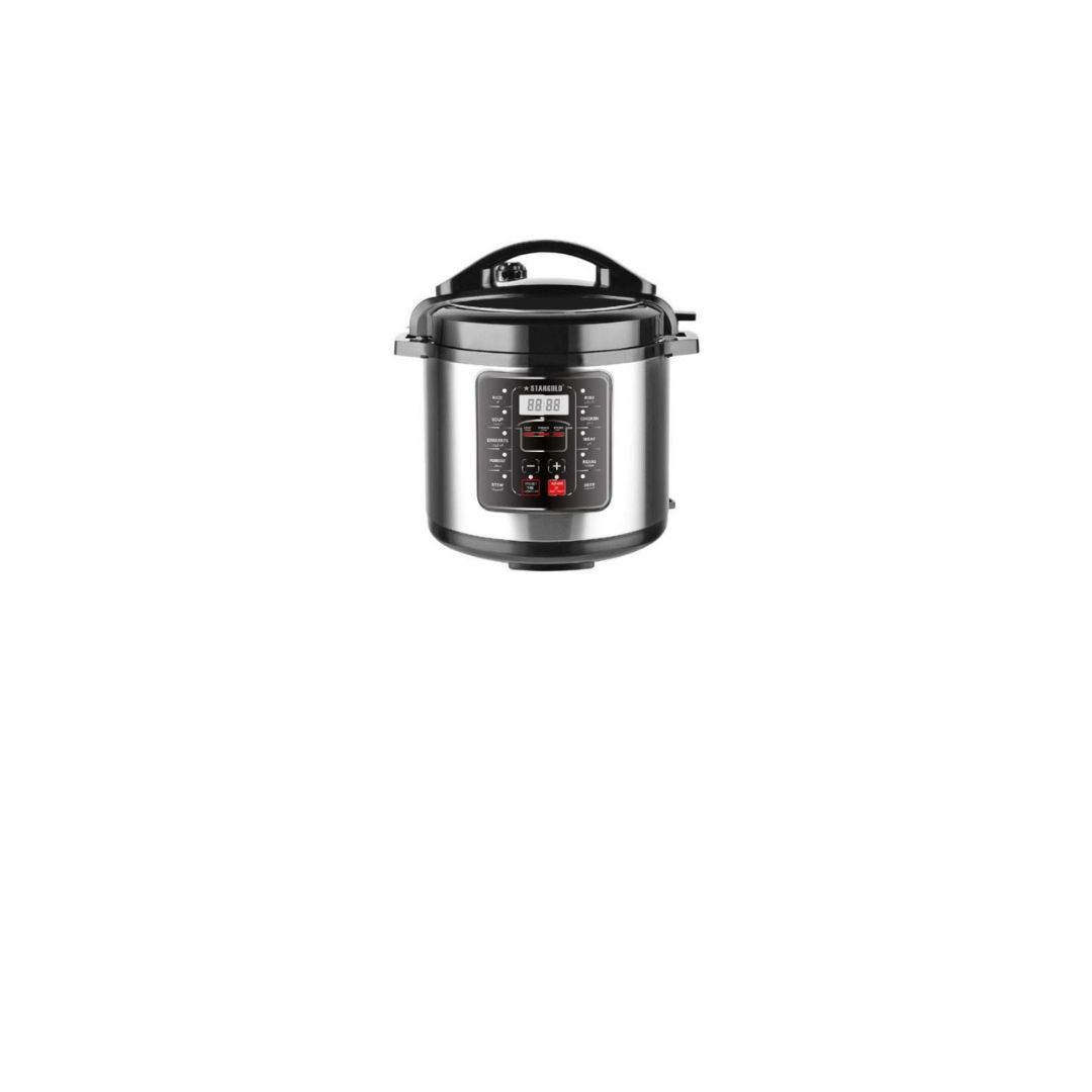 STARGOLD 10 In 1 Electric Pressure Cooker Stainless Steel Body, Touch Programmable, 8L Capacity. 1300 Watts, SG-338
