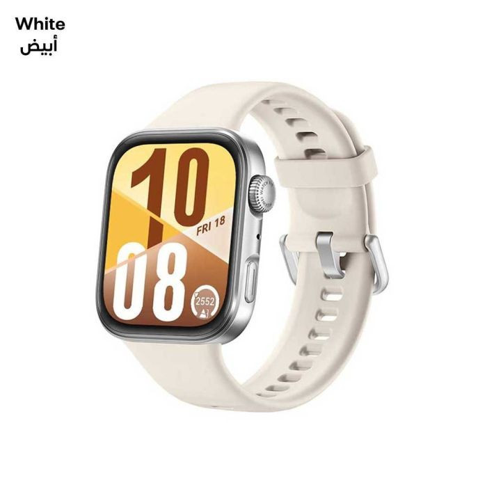 HUAWEI WATCH FIT4 SmartWatch, 1.82â€ Display, 100+ Sports modes, FitnessTracker, HeartRate Monitor, upto 10-Day Battery Life, iOS&Android, White, 3 months additional HuaweiCare