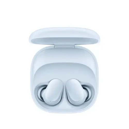 Xiaomi Buds 6 Play Blue are true wireless earbuds that offer deep bass sound, long battery life, and a comfortable fit.
