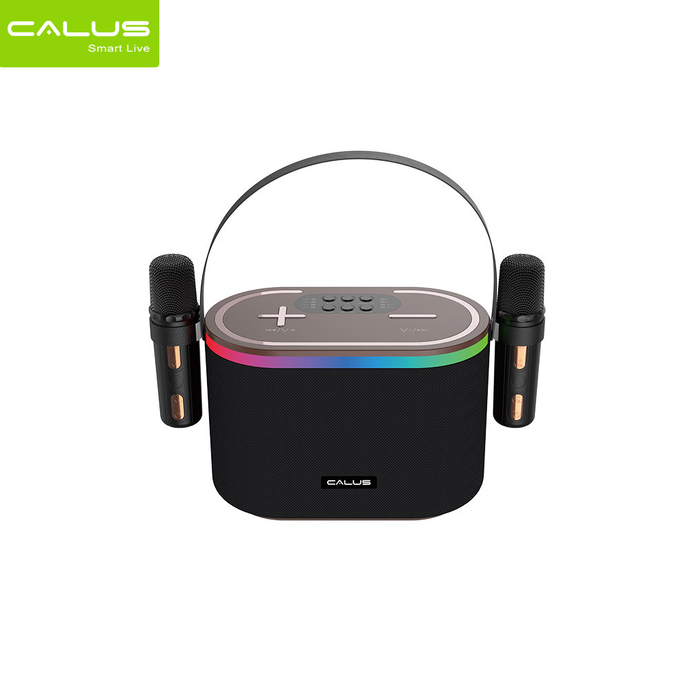 Calus Citation500 Speaker – A wireless Bluetooth party sound system that comes with two wireless microphones and features RGB lighting.
