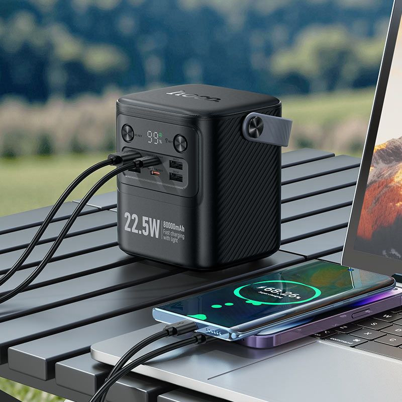 Hoco J152 80000mAh Power Bank 22.5W Fast Charging Dual Input with LED Light