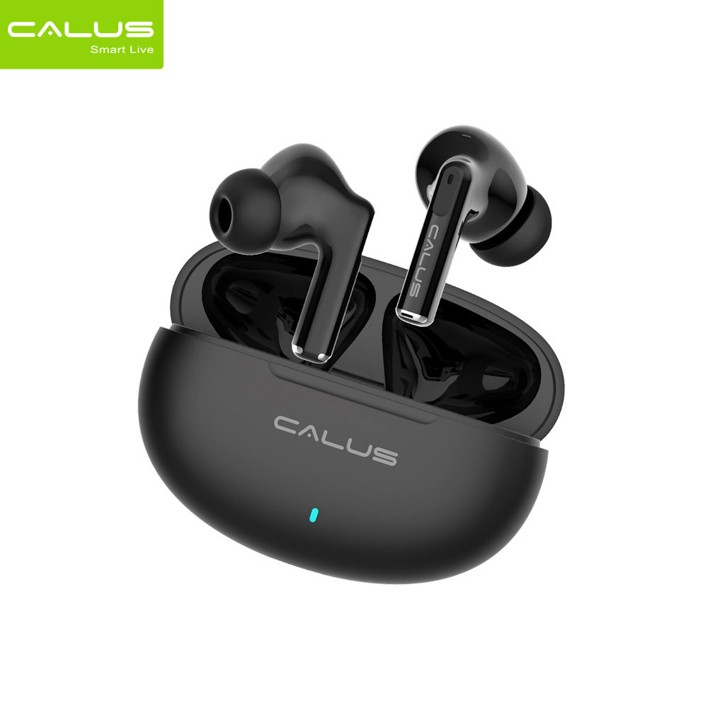 Calus X50 Pro Earbuds – Wireless Bluetooth 5.3 earphones with deep bass sound, built-in ENC noise cancellation, and up to 30 hours of playtime.