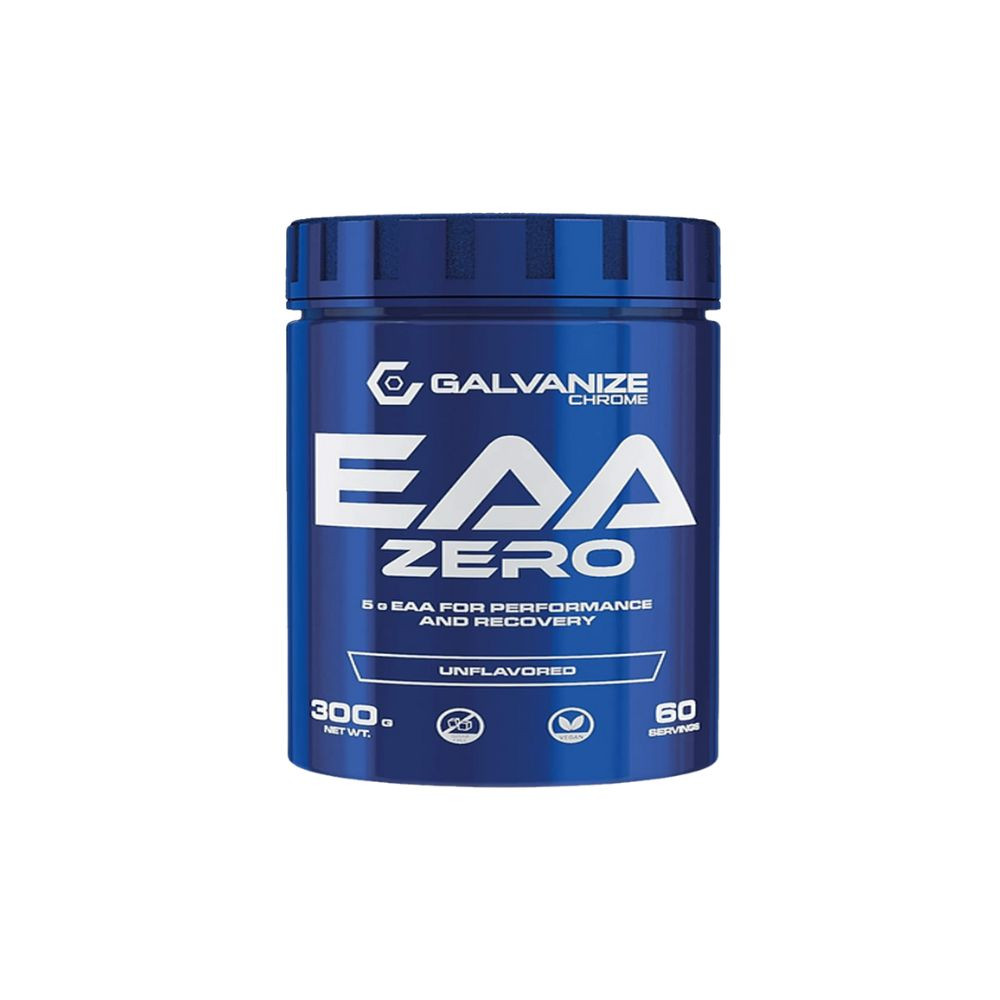 Galvanize Nutrition EAA Zero | Essential Amino Acids Formula | Sugar-Free Muscle Recovery Endurance Support | 390 g Powder