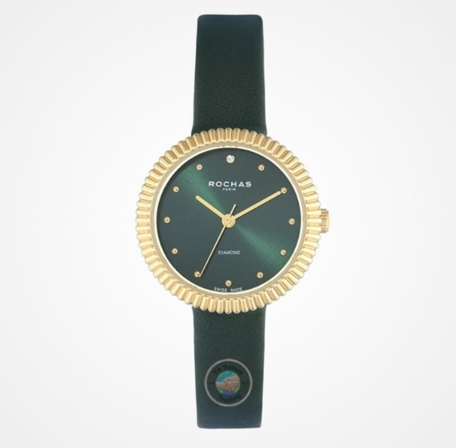 Rochas Paris Ladies' Swiss Watch with Diamonds is a luxurious women's timepiece that is both elegant and stylish.