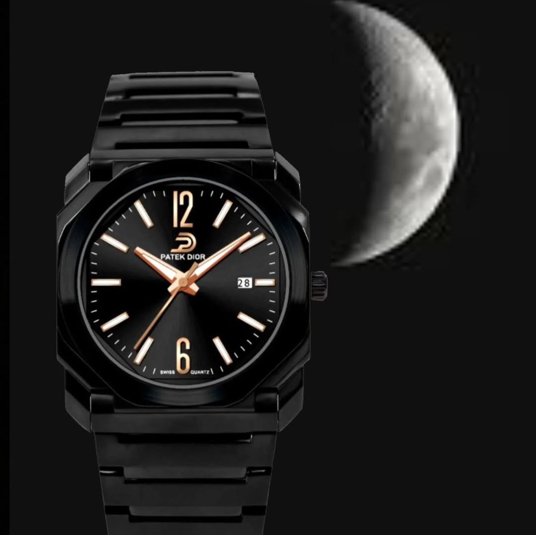 Patek Dior Limited Edition Swiss Quartz Watch – Luxury Stainless Steel Timepiece