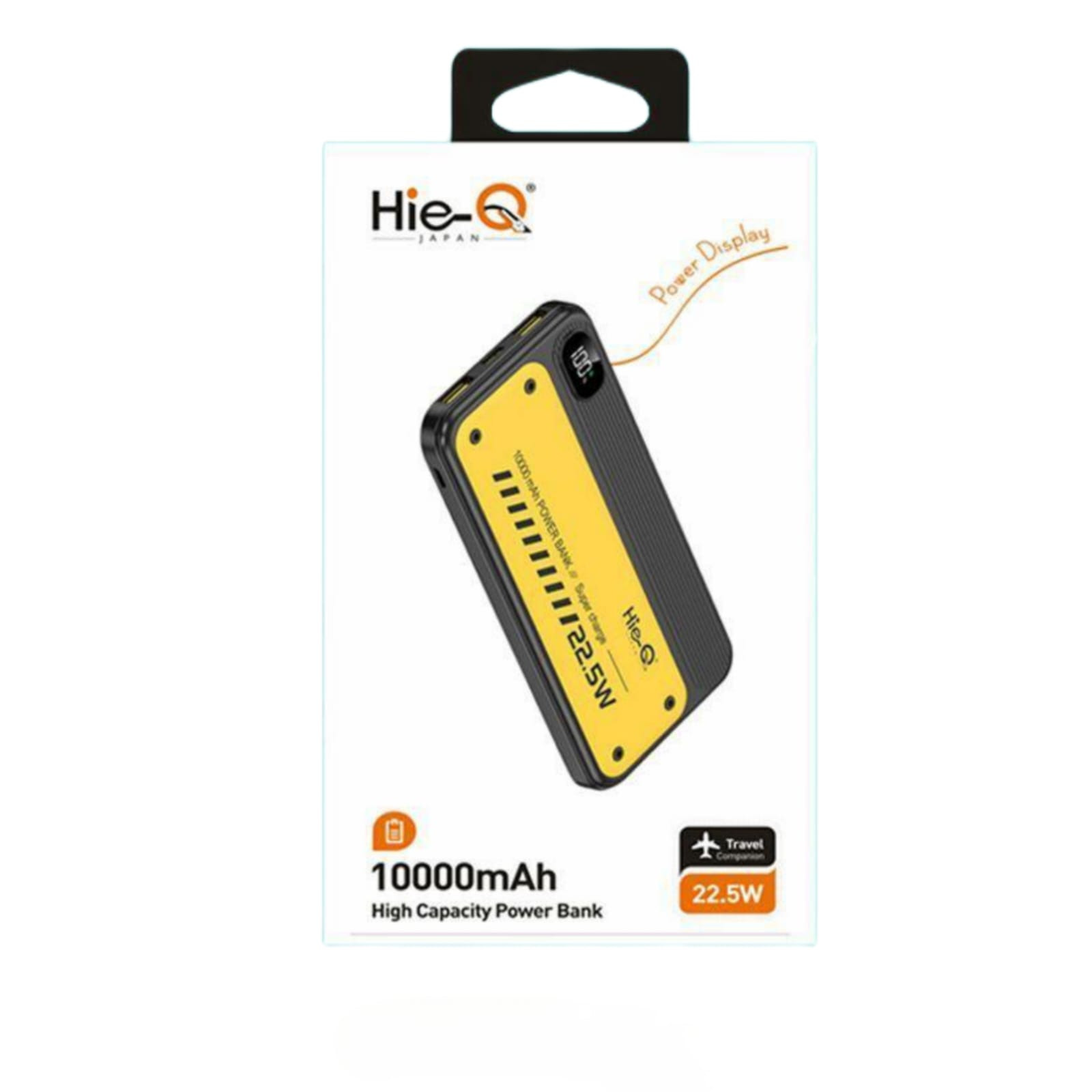 HIEQ- PMB- V52 10000mAh Power Bank| 22.5 W Super Fast Charge| High Capacity & Long- Lasting Battery| Power Display