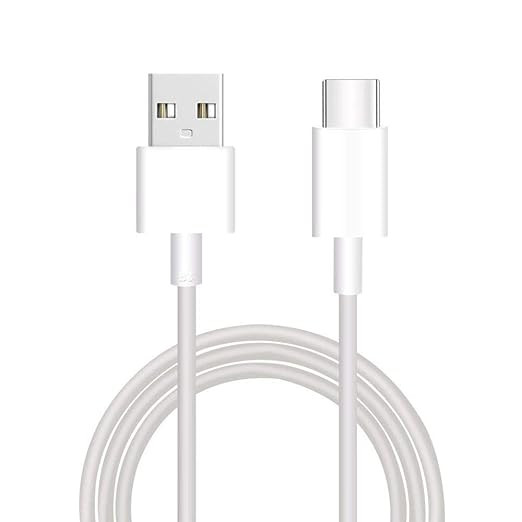 Xiaomi USB 2.0 Type C charging cable, 1 meter long, white in color, designed for fast charging, built to be durable.
