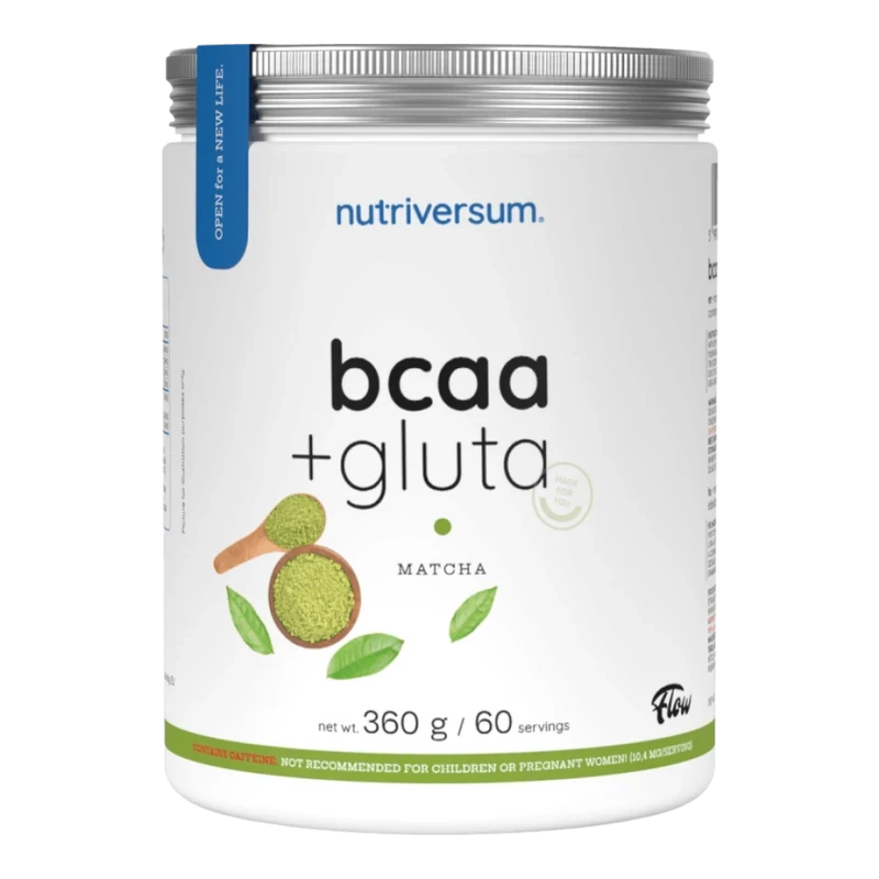 BCAA + GLUTA - 360 g - matcha - Nutriversum