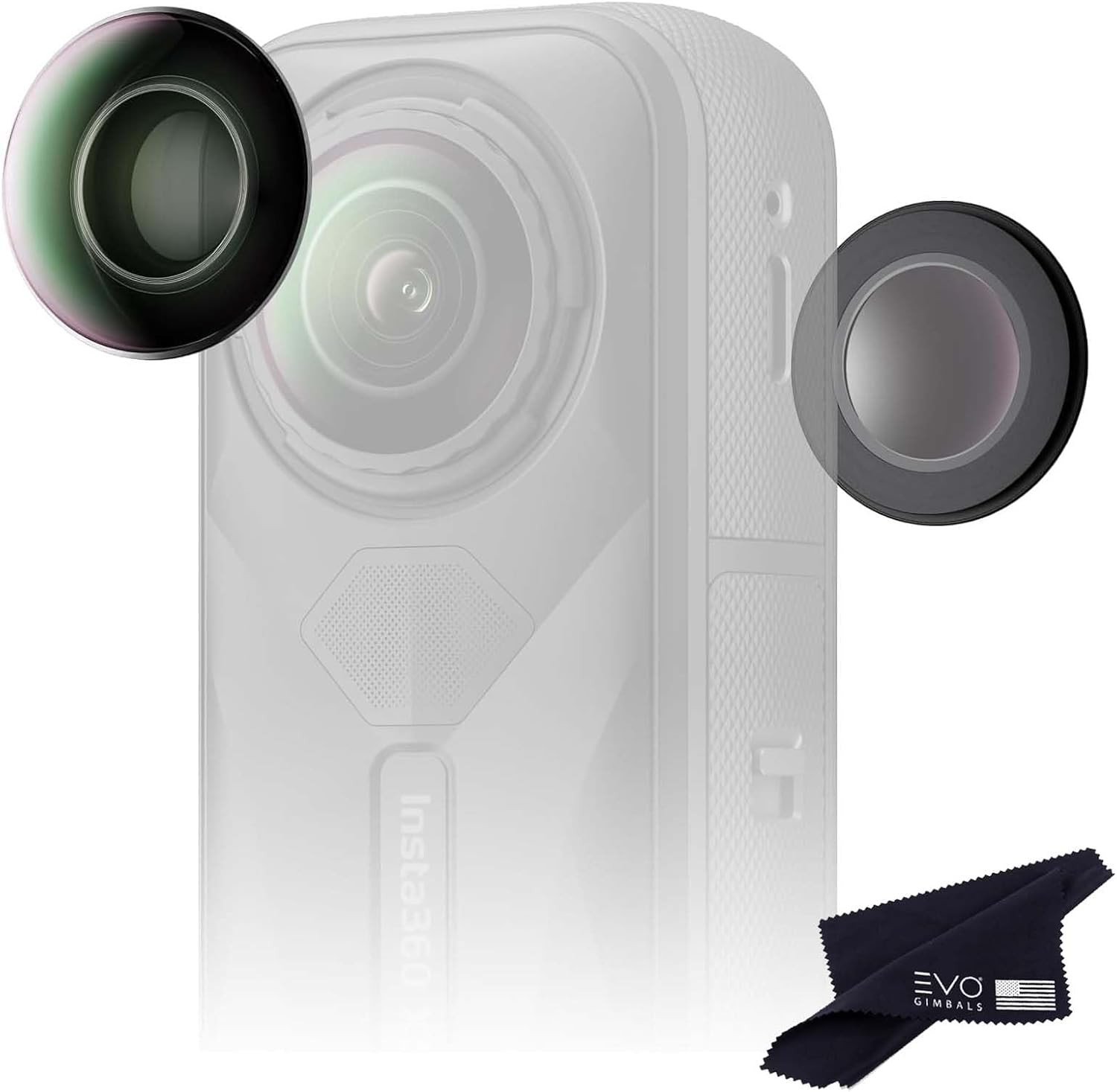 Insta360 X5 Replacement Lens Complete Kit | with 2× Official Replaceable Lenses for Insta360 X5, Plus Tools to Replace and Clean The Lens