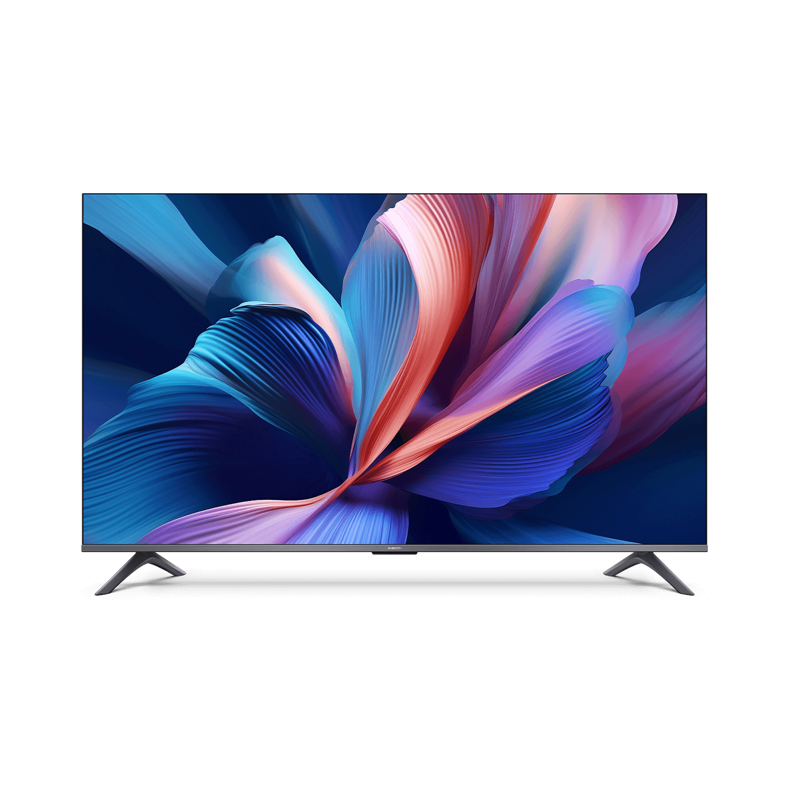 Xiaomi TV A Pro 55 inches 2026 model, featuring Google TV, 4K QLED screen, Dolby Audio, DTS-X, and DTS VirtualX sound technologies, with a premium metal finish and a 360-degree Bluetooth remote contro
