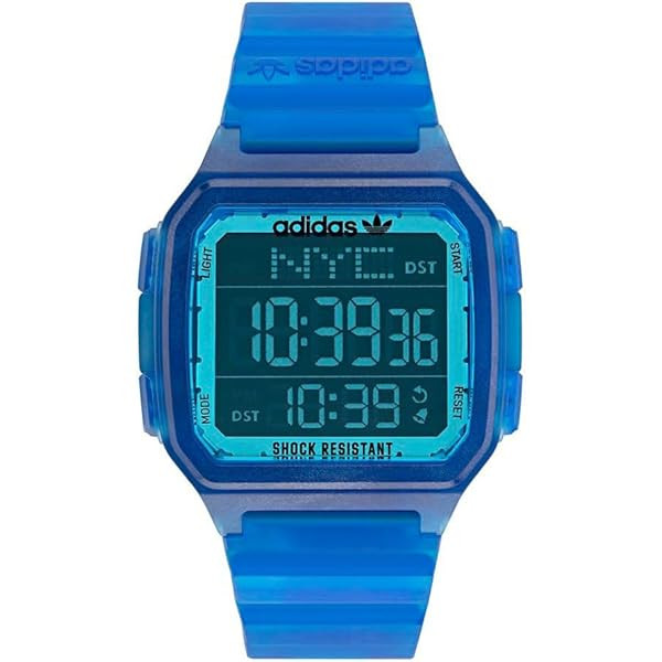 Adidas Originals Tech One Watch Street Style Digital Blue Watch – Blue