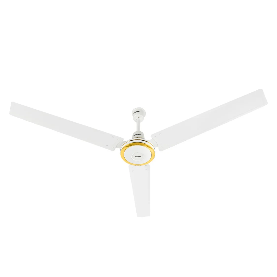 Geepas GF9428 56 Inch Ceiling Fan with 3 speed control, rust-resistant blades, energy-efficient motor, and high air delivery.