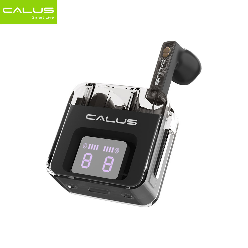 The CALUS BT33 wireless neckband earphones feature a magnetic design, deliver deep bass, include a noise reduction microphone