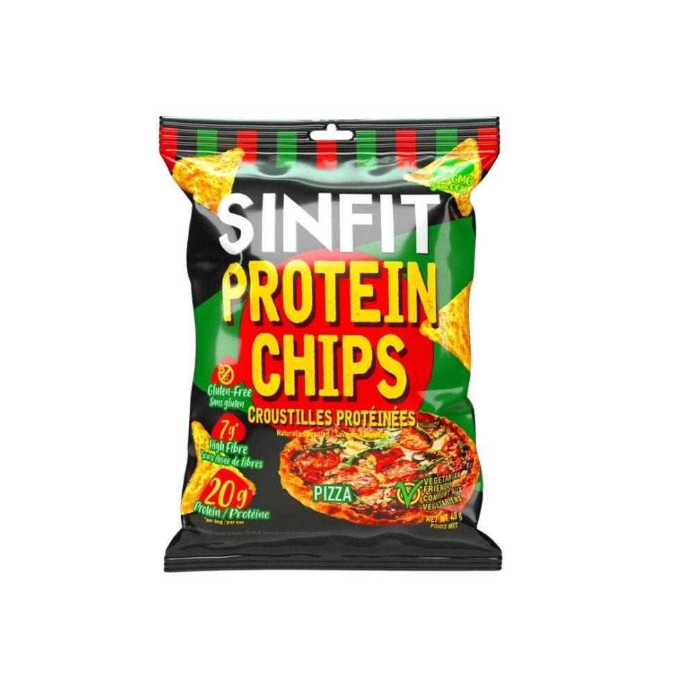 SinFit Protein Chips Multi-Pack High Protein Snack for Muscle Recovery and Healthy Snacking