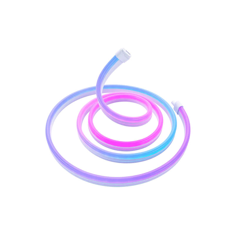 Xiaomi Smart Lightstrip Pro is a 2-meter RGBIC ambient lighting strip that can be controlled via Wi-Fi and Bluetooth. It is compatible with Alexa, Google Assistant, and Apple Home.