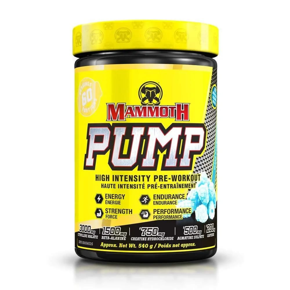 Mammoth Pump Pre-Workout 60 Servings – Energy, Focus & Muscle Pump Formula