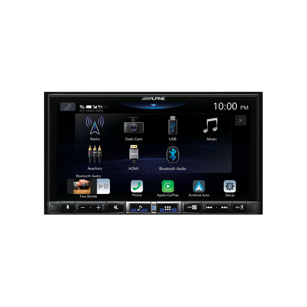 DIAS Alpine ILX-507 7 Digital Multimedia Receiver wCarPlayAndroid Auto & Backup Camera
