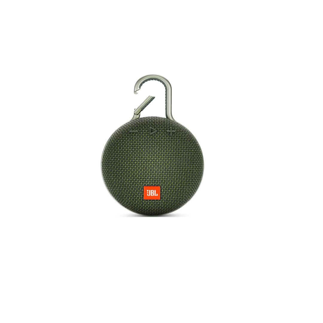 JBL CLIP 3 - Waterproof Portable Bluetooth Speaker - Green, 6.5 x 4.3 x 2.2
