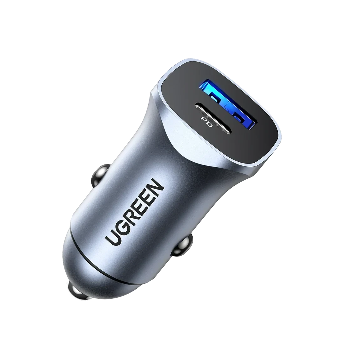 UGREEN Car Charger 2 Port PD 24W (1C1A)