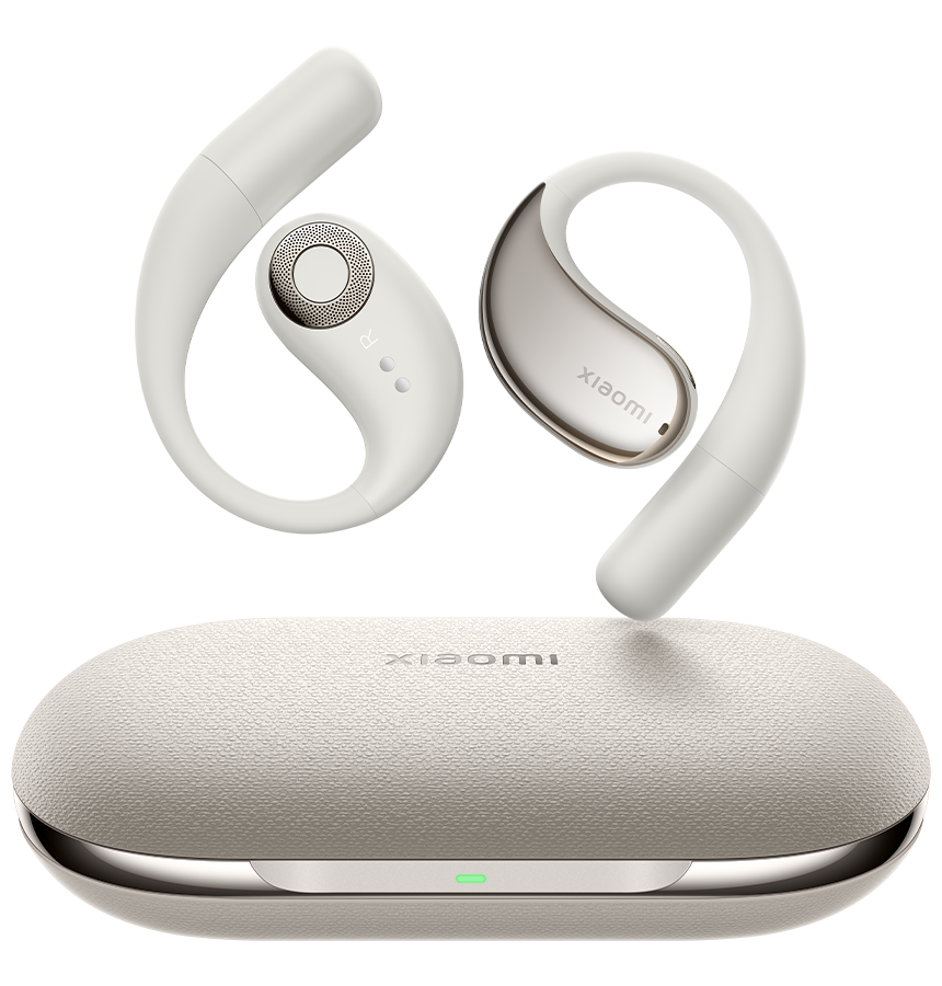 Xiaomi OpenWear Stereo Headphones in Beige – Lightweight Over-Ear Wireless Headphones with Clear, High-Quality Sound.